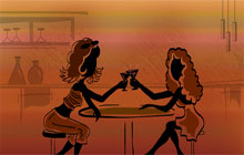 За тебя, подруга!